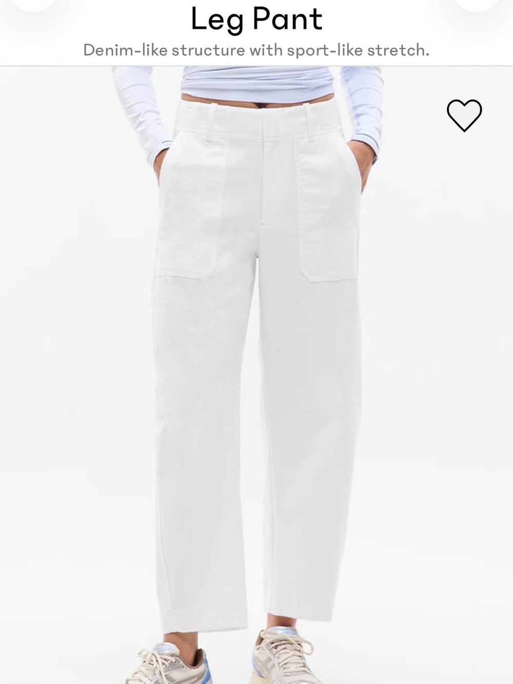 Sky Line High Rise Barrel Leg white pants size 6